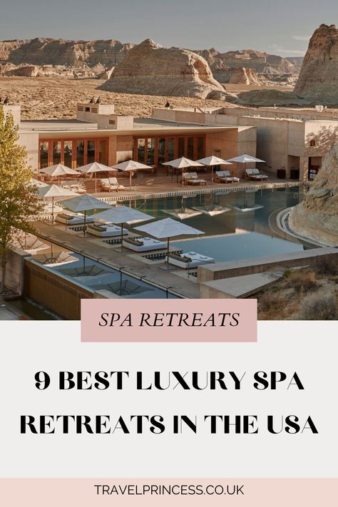 9 Best Luxury Spa Retreats in the USA Arizona Resorts, Spa Retreats, Spa Getaways, Spa Resorts, Spa Trip, Fun Deserts, Spa Retreat, Spa Vacation, The Cloisters