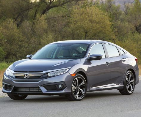 The Best New Cars of 2016 You Can Actually Afford 2016 Honda Civic Sedan, Best Cars For Teens, Honda Civic 2017, Honda Civic Sport, Car For Teens, Eco Friendly Cars, Honda Civic Coupe, Sedan Cars, Honda Civic 2016