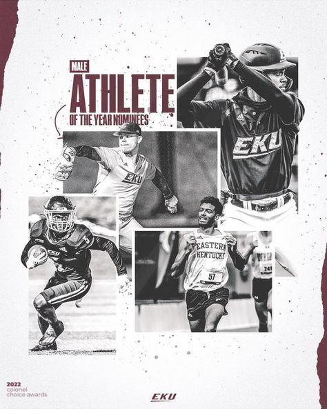 Athlete Poster Ideas, Sport Yearbook Page Ideas, Cheer Graphic Design, Sports Photo Collage, Sports Posters Design, Sport Ads Design, Sports Collage Design, Register Now Poster Design, Athletic Graphic Design