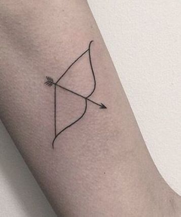 Bow and Arrow Tattoo - #Arrow #Bow #Tattoo Artemis Bow And Arrow Tattoo, Fine Line Bow And Arrow Tattoo, Archery Tattoo Ideas, Archery Tattoo Women, Archer Tattoos For Women, Arrow Bow Tattoo, Archery Bow Tattoo, Bow And Arrow Tattoo For Men, Bow And Arrow Tattoos For Women