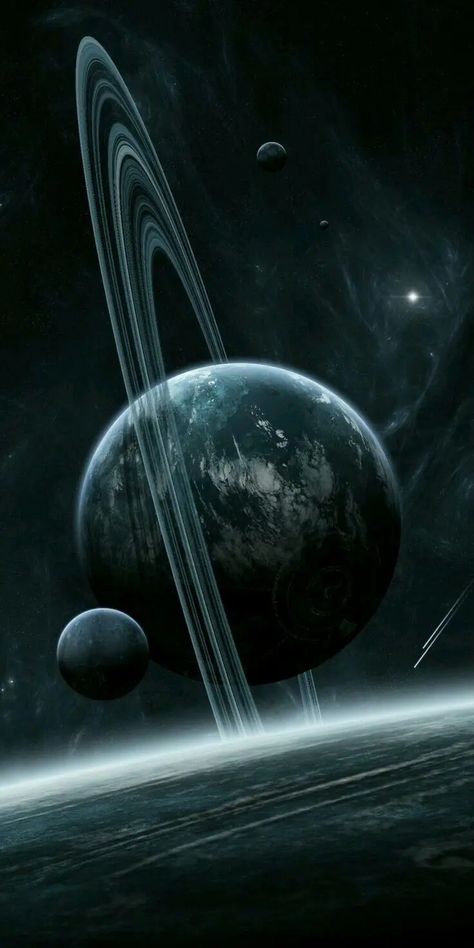 55+ Saturn Wallpaper Backgrounds For Your iPhone Futurisme Retro, Space Phone Wallpaper, Galaxies Wallpaper, Wallpaper Earth, Planets Wallpaper, Space Artwork, Planets Art, Tapeta Galaxie, Space Planets