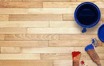 decorating your home in any style that appeals to you. With paint, you can choose your style of flooring Paint Over Laminate Flooring, Painting Laminate Floors, Laminate Flooring Diy, How To Paint Laminate, Painting Laminate, Floor Paint, Laminate Floors, Paint Tray, Latex Paint