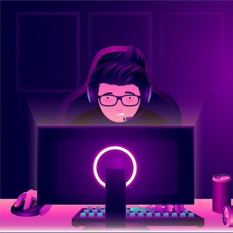 Character playing online games in the mi... | Free Vector #Freepik #freevector #technology #home #internet #game Playing Online Games, Adobe Photoshop Design, Logo Game, Gaming Posters, Play Game Online, Game Illustration, Digital Portrait Art, Pop Art Wallpaper, Middle Of The Night