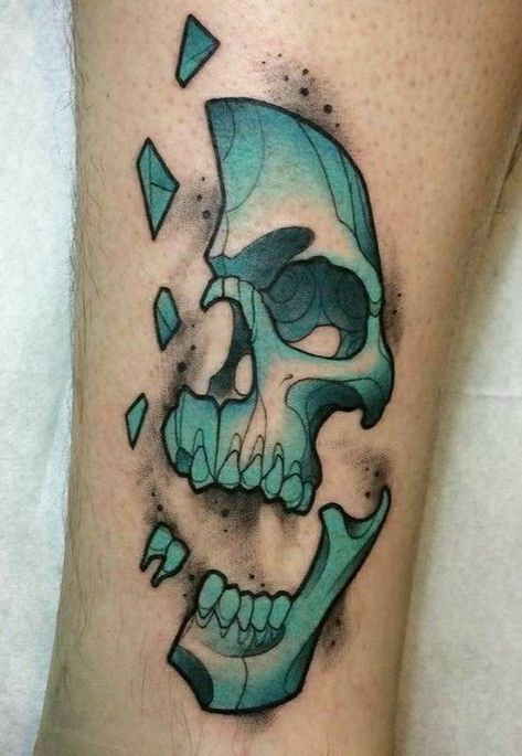 Chainsaw Man Tattoo, Trend Tattoo, Food Tattoos, Skull Art Drawing, Creepy Tattoos, Old School Tattoo Designs, Tatuaje A Color, Traditional Tattoo Design, Style Tattoo