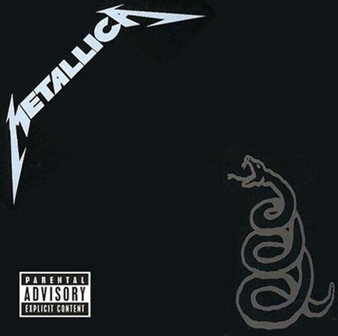 Metallica Black Album Metallica Album Covers, Metallica Cd, Metallica Song, Metallica Black Album, Metallica Albums, Metallica Black, Jason Newsted, Rock Videos, Music Album Art