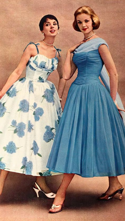 50s European Fashion, 1950s Preppy Style, The New Look 1950s, 1950s Older Women Fashion, 1950s Red Carpet Fashion, 1950s Clothing Style, 1950s Fashion Icons, Dress With Skirt Outfit, 1950s American Fashion