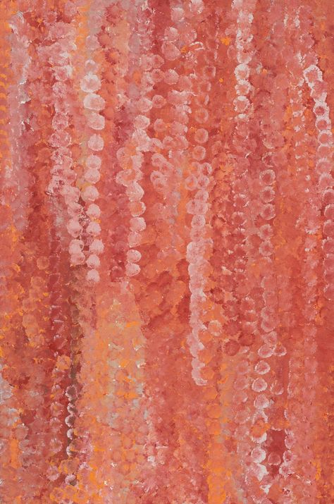 Emily Kame Kngwarreye, Indigenous Australian (1910-1996), Untitled, 1994, synthetic polymer paint on linen, 91.5 x 61 cm, private collection Aboriginal Artwork, Indigenous Art, Aesthetic Collage, Room Colors, Art Works, Art Wallpaper, Phone Wallpaper, Art Painting, Abstract Artwork