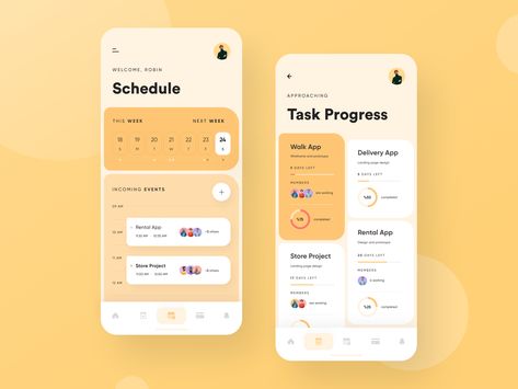 App Design Ideas, Schedule App, Lifestyle App, Desain Ux, App Development Design, To Do App, Ui Ux 디자인, App Design Layout, Poster Graphics