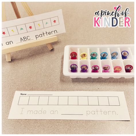 Kindergarten Patterning, Kindergarten Patterns, Kindergarten Mathematics, Patterning Activities, Patterning Kindergarten, Apple Kindergarten, Math Patterns, Pattern Activities, Math Intervention