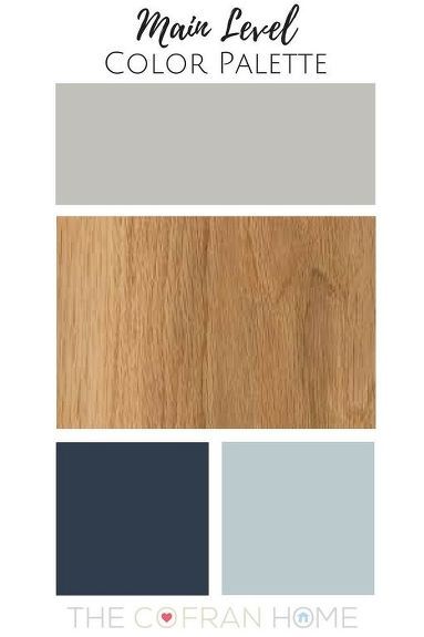 Our New Home Color Palette | Hometalk Navy Kitchen Living Room Ideas, Kitchen Bar Color Ideas, Grey Color Palette For Bathroom, Paint Color Schemes Navy Blue, Benjamin Moore Paint Palette Color Combinations, Light Blue Walls In Living Room, Light Grey And Blue Color Palette, Navy Accent Color Scheme, Grey Rooms With Color Accents