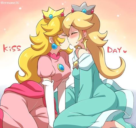 <3 yuri <3 Mario Comics, Super Mario Princess, Mario And Princess Peach, Peach Mario, Mario Fan Art, Nintendo Princess, Princess Daisy, Peach Art, Princesa Peach