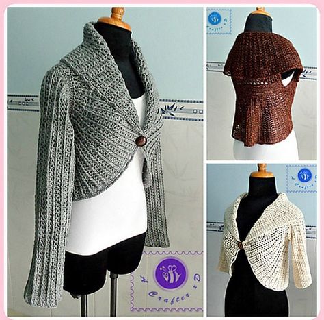 Crochet Circle Vest, Circle Vest, Poncho Au Crochet, Confection Au Crochet, Mode Crochet, Crochet Vest Pattern, Crochet Shrug, Crochet Circles, Crochet Coat