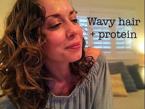 Wavy hair + protein - YouTube Products For Wavy Hair, Wavy Hair Products, Hair Texturizer, Hair Protective Styles, Damaged Curly Hair, Natural Hair Shampoo, Curly Hair Care Routine, Frizzy Curly Hair, Hair Protein