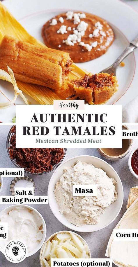 Flavored Masa For Tamales, Shredded Beef Tamales, Best Tamales Recipe, Small Batch Tamales, Mini Tamales Appetizers, Authentic Mexican Tamales Recipe, Tomallies Recipe Homemade Tamales, Masa For Tamales How To Make, Tamale Recipes Authentic