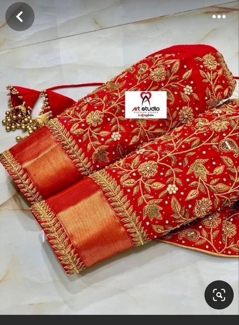 Red Blouse Design, Indian Blouses, Gold Saree, Silk Saree Blouse Designs Patterns, Latest Bridal Blouse Designs, Latest Blouse Designs Pattern, Blouse Ideas, Galaxy Images, Latest Model Blouse Designs