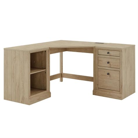 Sand & Stable Lyall 40 In. Corner Desk With USB Chargers And 3-Drawer File Cabinet & Reviews | Wayfair 3 Drawer File Cabinet, Drawer Filing Cabinet, Kitchen Sale, Bed Desk, L Shaped Desk, Office Furniture Desk, Large Drawers, Patio Furniture For Sale, Laurel Foundry Modern Farmhouse