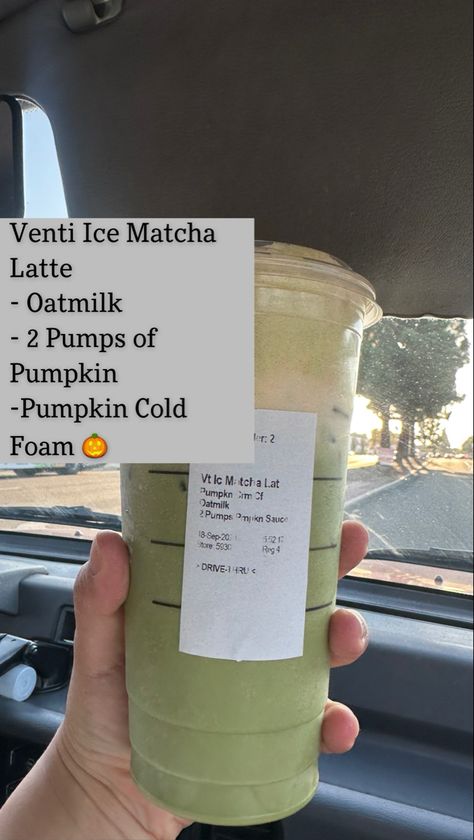 Pumpkin Matcha Latte Starbucks, Starbucks Matcha Order, Fall Starbucks Orders, Matcha Starbucks Drinks Order, Pumpkin Matcha Latte, Starbucks Orders To Try, Matcha Latte Starbucks, Matcha Starbucks, Dunkin Drinks