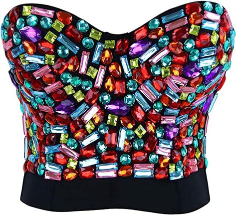 Amazon.com: taylor swift costume Concert Taylor Swift, Taylor Swift Outfits, Strap Crop Top, Lace Bustier, Biker Girl, Bustier Top, Bra Styles, Eras Tour, Push Up Bra