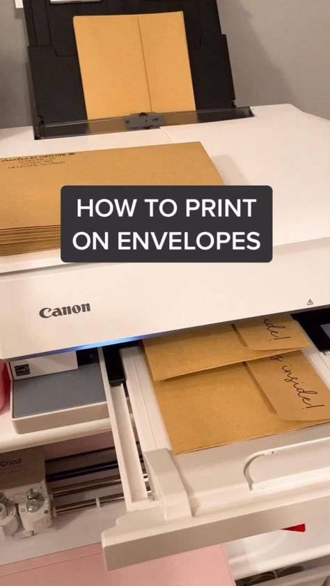 How to print customized envelopes! [Video] | Packaging ideas business, Small business packaging ideas, Small business packaging Etsy Packaging Ideas Envelopes, School Supplies Business Ideas, Greeting Card Business Ideas, Print On Envelopes, Printing On Envelopes, Printer Hacks, Lilin Aroma, Sticker Business, Business Things