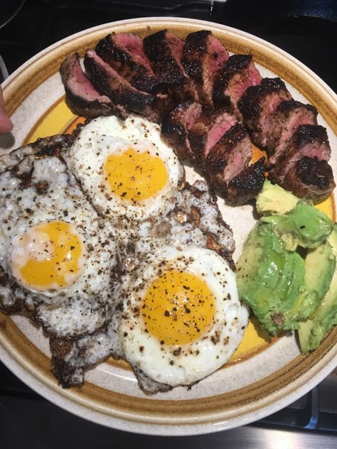 [Homemade] Steak & Eggs Animal Based Diet, Desayuno Keto, Real Food Diet, Primal Diet, Keto Eating, Winter Arc, Animal Based, Food Motivation, Whole Food Diet