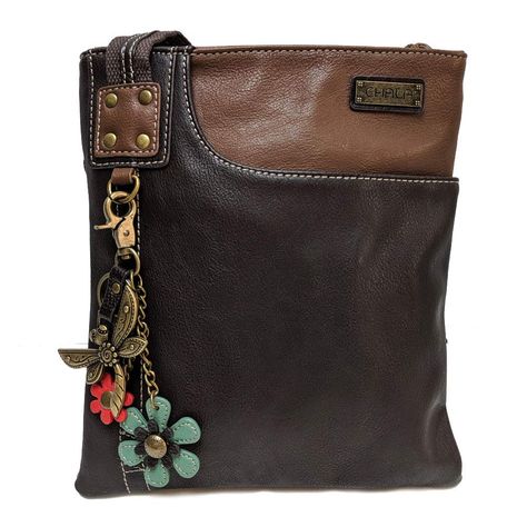 PRICES MAY VARY. Chala Swing crossbody bag with Mini detachable Chala Purse Charm Dimensions: 9 x 1.5 x 10 in. Strap adjustable: 13-26 in Material: High Quality Durable vegan leather Front and rear Pockets Great size and very versatile. Have room for Mini Ipad, / Small Tablet or any Smarts phone, and yet is very compact and light. Gross weight only 13 oz with mini keychain. Dimensions: 9 x 1.5 x 10 in. Strap adjustable: 13-26 in Material: High Quality Durable vegan leather Front and rear Pockets Mini Keychain, Brown Teal, Teal Flowers, Phone Purse, Purse Charms, Purse Bag, Pocket Detail, Bag Straps, Cross Body Handbags