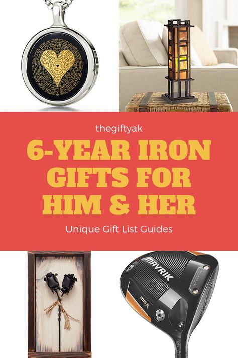 Whether it's an anniversary gift for him or an anniversary gift for her, these 47 iron gifts are perfect ideas for your loved one. Make it a memorable year after so much hard work with a lovely iron gift. #iron #gift #anniversary 6th Wedding Anniversary Gifts For Him Iron, Iron Anniversary Gifts For Her, Six Year Anniversary Gift For Him, Iron Gifts For Him Anniversaries, 6th Year Anniversary Gifts For Him, 6th Wedding Anniversary Gifts For Him, Iron Wedding Anniversary Gift For Him, 6 Year Wedding Anniversary Gift For Him, 6th Anniversary Gift Ideas For Him