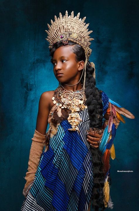 14 Majestic and Magical Black Princess Portraits of Ethereal Natural Beauty | Inside the Magic Black Disney Princess, Fancy Dress Ideas, Black Royalty, African Princess, Blue Eyed Girls, Dresses By Pattern, Princess Photo, Black Princess, Photographie Portrait Inspiration