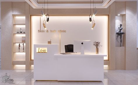 Skin Clinic Interior Design, Dental Design Interior, Waiting Room Design, Salon Interior Design Ideas, Dental Office Design Interiors, Clinic Interior, Esthetics Room, Skin And Hair Clinic, Spa Interior Design