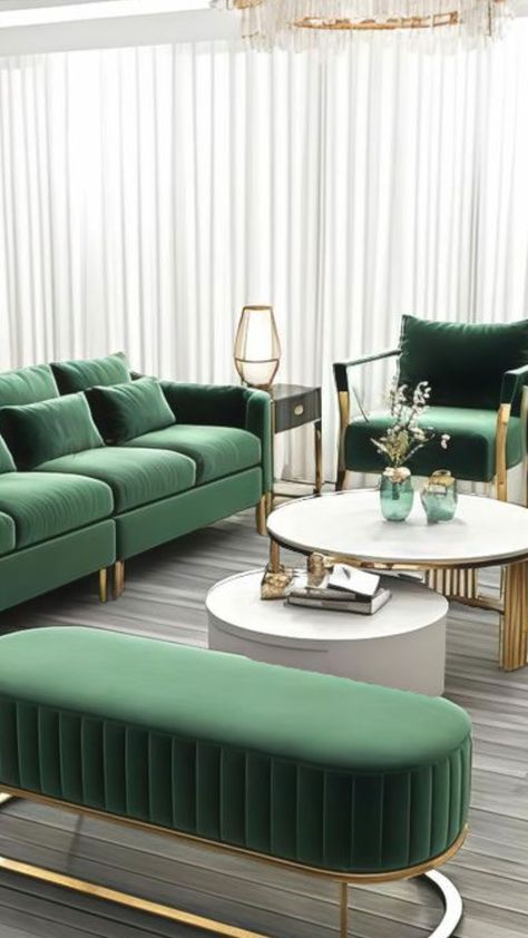 Green Couches, Sofa Design Living Rooms Luxury, Green Sofa Living, Luxury Sofa Living Room, Latest Sofa Designs, Luxury Furniture Sofa, Luxury Sofa Design, Modern Sofa Living Room, Latest Living Room Designs