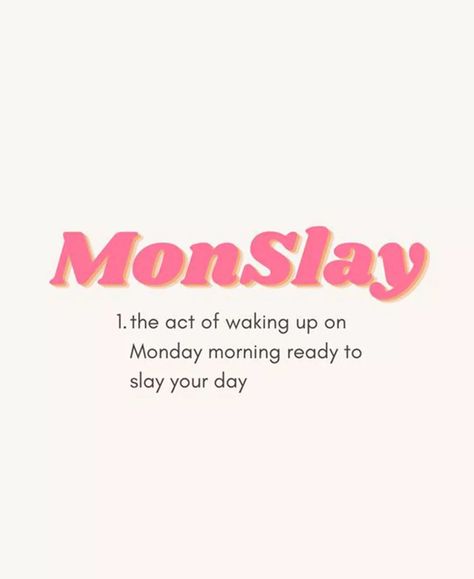 A lil bit of Monday Motivation - Slay the day away 💗 . . . . #missyempire #mondaymotivation Happy Monday Humor, Beauty Motivation, Fitness Quote, Monday Motivation Quotes, Slay The Day, Monday Humor, Monday Quotes, Soul Quotes, 2024 Vision