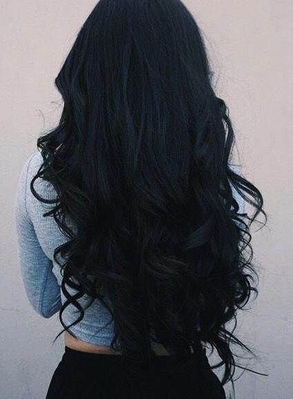 Tumblr Cute, Black Hair Balayage, Jet Black Hair, Luscious Hair, Hair Aesthetic, Long Black Hair, Beautiful Long Hair, Grunge Hair, Long Black