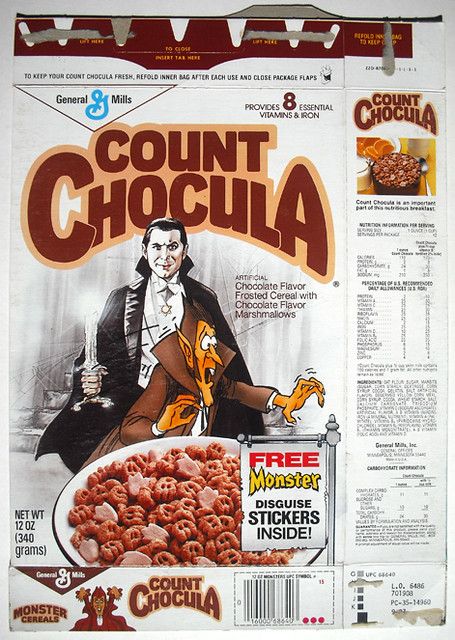 https://flic.kr/p/7X4ABT | 1987 General Mills Count Chocula Cereal Box Monster Stickers Front Count Chocula Cereal, Monster Cereal, Count Chocula, Vintage Cereal, Cereal Flavors, Cereal Packaging, Chocolate Cereal, Flavored Marshmallows, Mcdonalds Gift Card