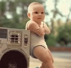 Baby Dance GIF - Baby Dance Music - Discover & Share GIFs Happy Birthday Man Funny, Happy Birthday Emoji, Baby Dancing, Funny Baby Gif, Happy Birthday Man, Proverbs 22, Small Nurseries, Dancing Baby, Dancing Gif