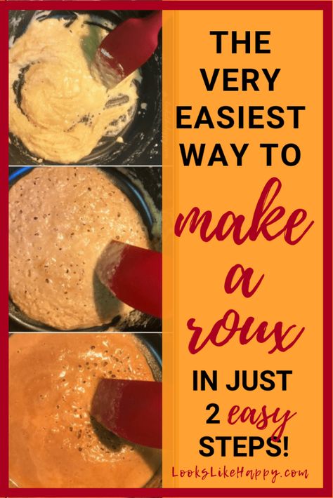 How to Make a Roux - in Two Easy Steps! – Looks Like happy How To Make A Rue, Nutritional Snacks, Healthy Preschool Snacks, Cocoa Recipes, Mom Group, Autumn Recipes, Compound Butter, Healthy Food Facts, Breakfast Choices