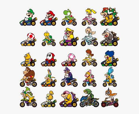 Stamps Png, Mario Kart Party, Super Mario Kart, Mario Kart 8, Gaming Tattoo, Super Mario Art, Mario Art, Mario Kart, 2d Art