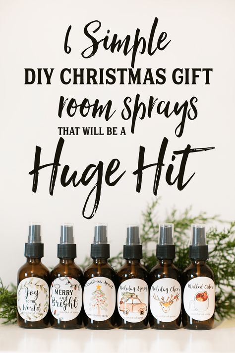 Check out these adorable DIY Christmas gifts room sprays with Essential Oils. The Free printable Christmas gift labels. I can’t wait to give these as DIY Christmas gifts for teachers. sign up for wholesale membership and get your essential oils with By Oily Design. DIY Christmas gifts under $5; DIY Christmas gifts for family; DIY Christmas gifts for the office; Christmas room scents; Christmas room sprays; Natural Christmas tree room sprays; Dirty Santa gifts; Christmas gifts under $20; Free ... Diy Room Spray Essential Oils, Christmas Room Spray, Room Spray Recipe, Diy Christmas Room, Diy Christmas Gifts For Friends, Diy Room Spray, Christmas Gifts For Family, Christmas Simple, Gift Labels Christmas