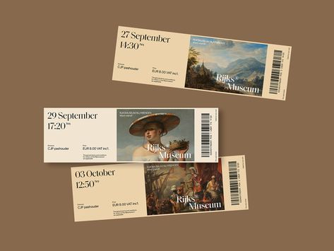 Museum Branding, Voucher Design, Ticket Design, Museum Poster, 카�드 디자인, Grafic Design, Design Visual, Interaction Design, Design Museum