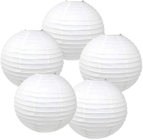 Tanglung Cina, White Paper Lanterns, Japanese Paper Lanterns, Paper Star Lanterns, Paper Lantern Decor, Paper Lantern Lights, Hanging Paper Lanterns, Chinese Paper Lanterns, Round Paper Lanterns