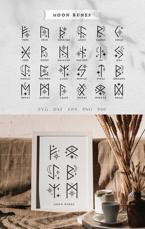 Nordic Bind Runes, Moon Runes, Runes Alphabet, Runes Symbols, Magic Tattoos, Runes Tattoo, Feminine Logo Inspiration, Bind Runes, Personal Blogs