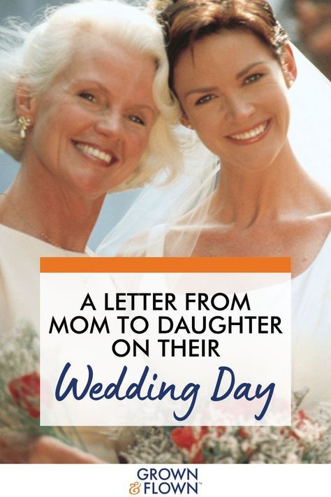 A heartfelt letter from a daughter to her mother on her wedding day. Mothers Letter To Daughter, Letters To Daughters From Mom, Letter To Daughter From Mom On Her Wedding Day, Letter To Your Daughter On Wedding Day, Daughters Wedding Day Quotes From Mom, Letters To The Bride From Mom, Message To Daughter On Her Wedding Day, Mother Daughter Letters, Wishes For My Daughter On Her Wedding Day