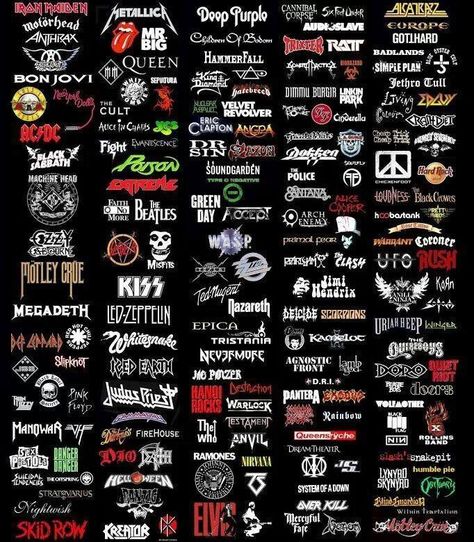 Gonna get a shirt like this with a lot of band names on the back! Stevie Ray Vaughan, Heavy Metal Shirts, Billy Joe Armstrong, Arte Heavy Metal, Steve Miller, The Scorpions, Metal Shirts, Evanescence, Mötley Crüe