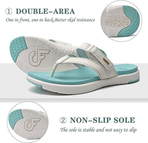 Limited time deal $25.99 (24% Off)(List Price: $33.99) COFACE Womens Fashion Orthotic Flip Flops Ladies Slip On Lightweight Athletic Yoga Mat Cushion Thong Sandals With Comfortable Plantar Fasciitis Arch Support Orthotic Flip Flops, Thong Sandals, Yoga Mat, Arch Support, Limited Time, Flip Flops, Arch, Slip On, Yoga