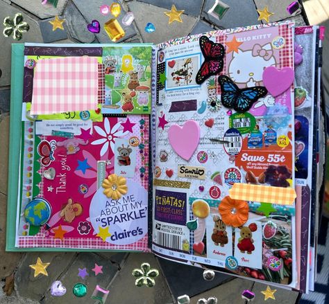 All Posts • Instagram Scrap Journaling Ideas, Sticker Book Aesthetic, Journaling Pages Ideas, Junk Journal Spreads, Scrap Journal Ideas, Junk Journal Ideas Inspiration, Junk Crafts, Junk Journal Stickers, Junk Journal Ideas