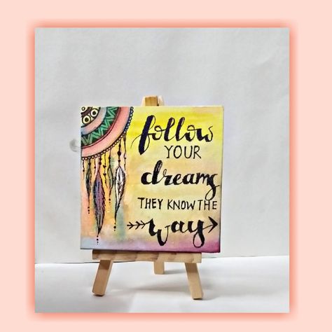 Quotation Paintings, Mini Canvas Art Quotes, Small Canvas Art Quotes, Girly Sketches, Thought Painting, Friendship Paintings, Calligraphy Decor, Bible Verse Canvas Art, Canvas Painting Quotes