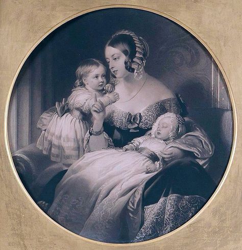 Victoria with Vicky and Bertie Colonial Australia, Victoria's Children, Queen Victoria Children, Duke Of Kent, Franz Xaver Winterhalter, Young Queen Victoria, Queen Victoria Family, Queen Victoria Prince Albert, Alexandra Of Denmark