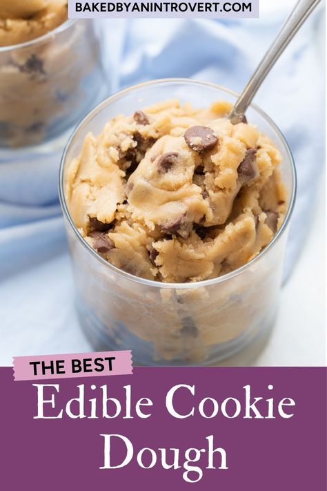 Edible Peanut Butter Cookie Dough Recipe, Peanut Butter Cookie Dough Recipe, Edible Peanut Butter Cookie Dough, Cookie Dough For One, Edible Cookie Dough Recipe, Butter Cookie Dough, Cookie Dough Recipe, Healthy Cookie Dough, Best Edibles