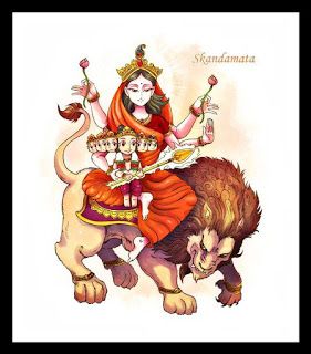 DAY 5 of NAVARATRI :- Skandamata Devi Skandamata Devi, Navratri Devi Images, Happy Navratri Wishes, Durga Images, Navratri Images, Cool Boy Image, Hinduism Art, Happy Navratri, Art Painting Gallery