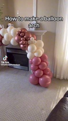 Mother's Day Crafts For Preschoolers, Balloon Decorations Diy Tutorials, Balloon Hacks, Party Balloons Diy, Crafts For Preschoolers, Idee Babyshower, Baby Birthday Decorations, Balloon Garland Diy, Simple Birthday Decorations