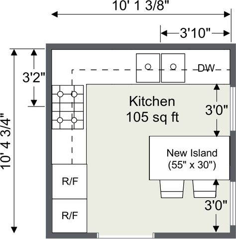 Square Kitchen Layout, Kitchen Blueprints, Garrison House, Floor Plan With Dimensions, Kitchen Design Software, Pantry Layout, Kitchen Floor Plan, Floor Planner, Lake House Kitchen