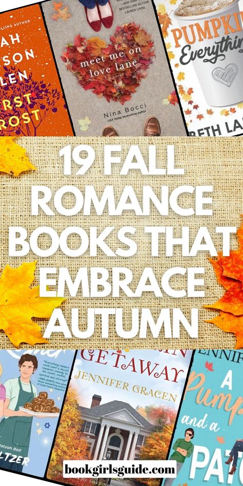 Books For Romantics, Fall Rom Com Books, Fall Book Challenge, The Idea Of You Book, Rom Com Books To Read, Cozy Fall Books, Fall Romance Books, Romantic Books To Read, Fall Books To Read